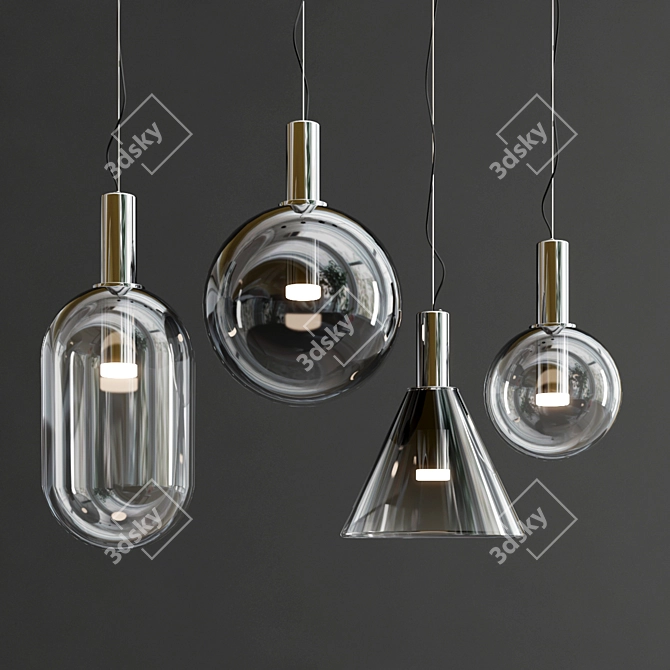 Phenomena Pendant Light Collection 3D model image 2