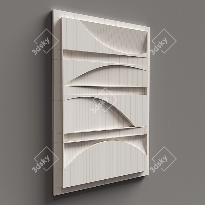 Title: Shadowscape Relief Art 3D model image 4