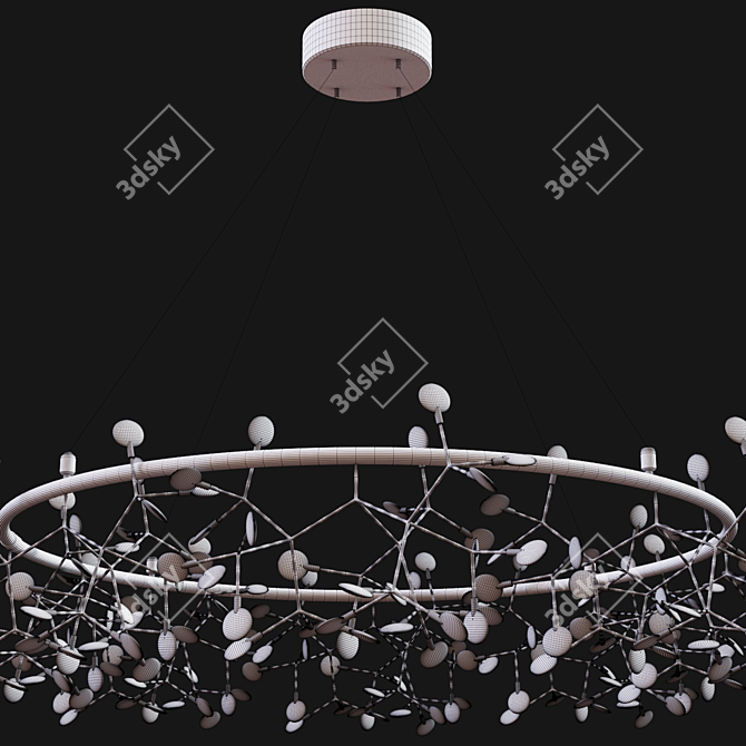 Modern Moooi Heracleum Chandelier 3D model image 2