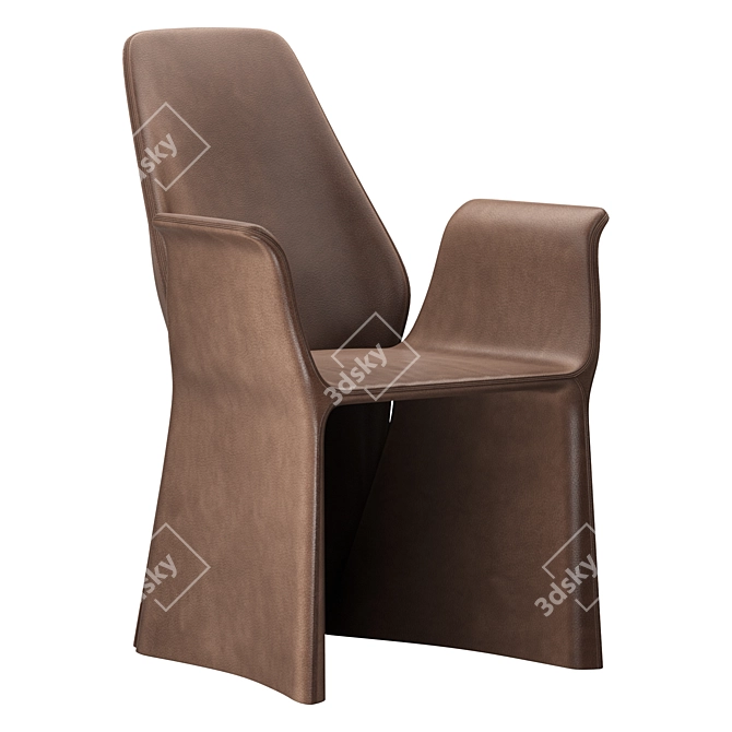 Elegant Draenert Grace Chair 3D model image 1