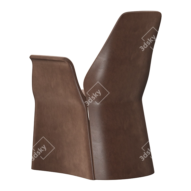 Elegant Draenert Grace Chair 3D model image 4