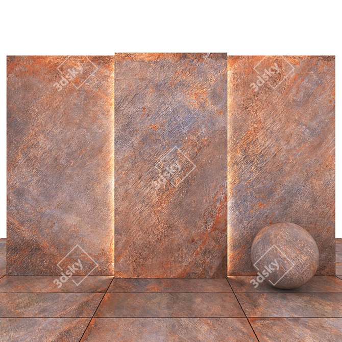 Mystic Alchemy Stone: Textured Slabs and Tiles 3D model image 1