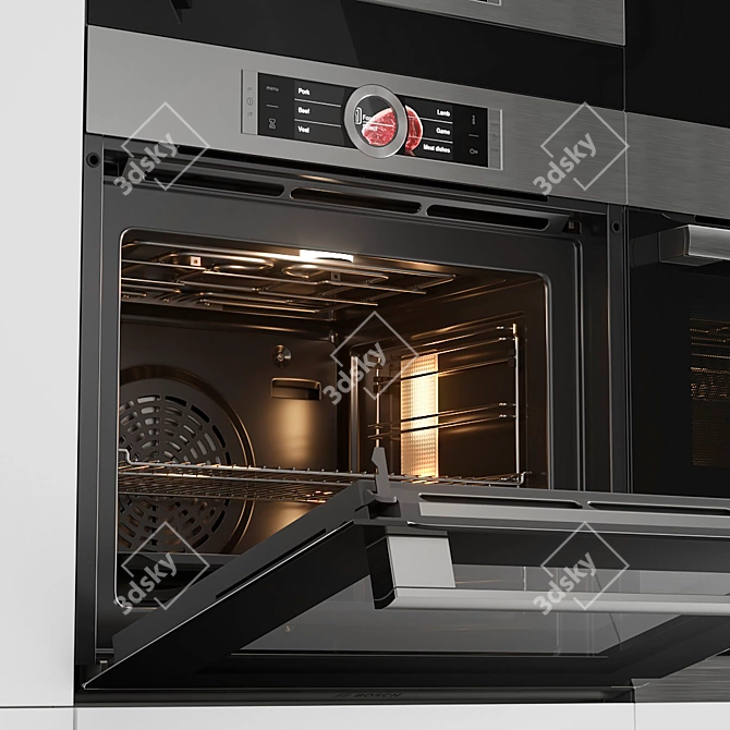 Bosch Serie 8: Perfectly Designed Built-in Appliances 3D model image 3