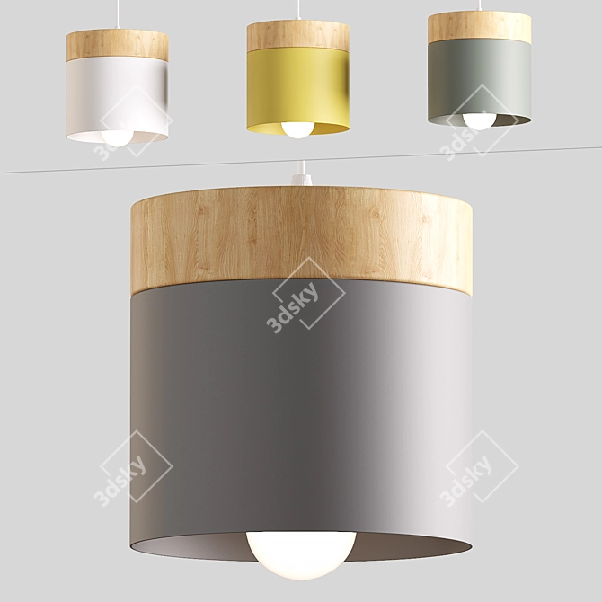 Modern Pendant Lights: Small, Chic, and Versatile 3D model image 1