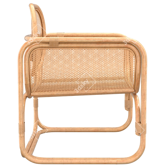  Elegant Isili Armchair - Ref. 26575 3D model image 3