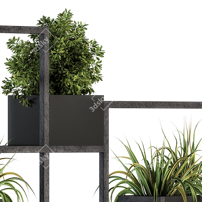 Wall-mounted Plant Box: Enhance Your Indoor Space 3D model image 2