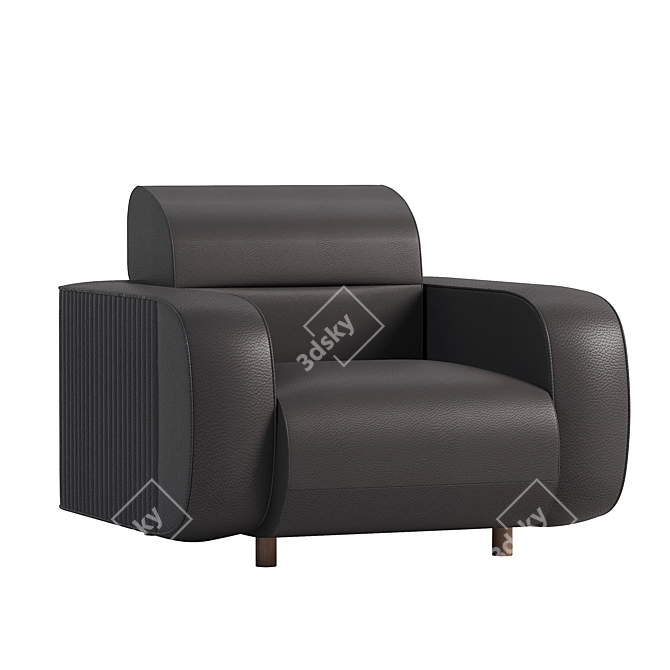 Modern Millie Chair - Stylish and Comfortable 3D model image 2