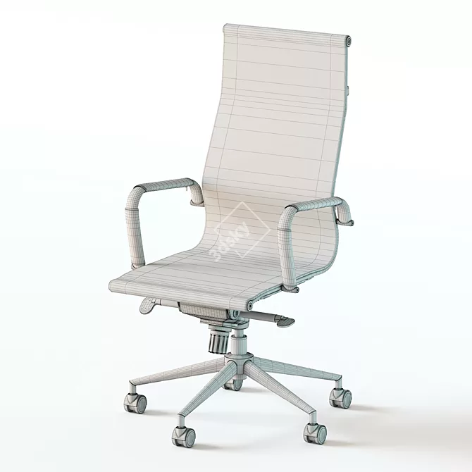 ErgoComfort Office Chair RT-01Q 3D model image 4