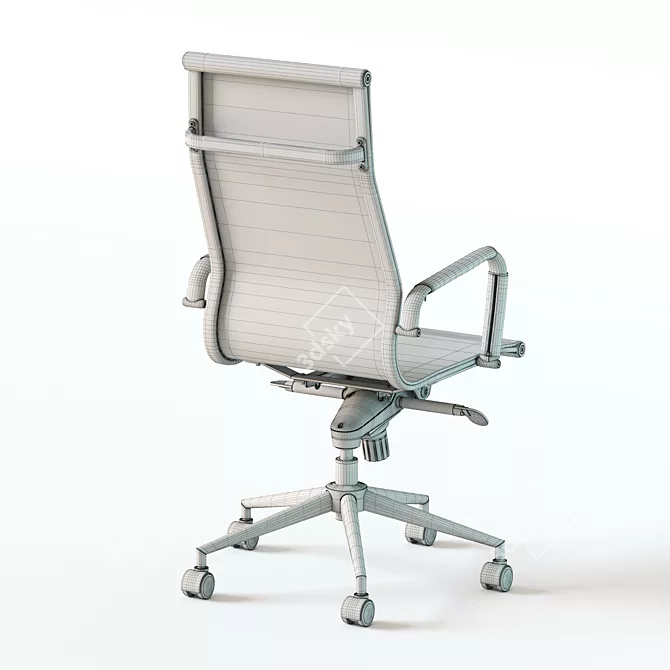 ErgoComfort Office Chair RT-01Q 3D model image 5