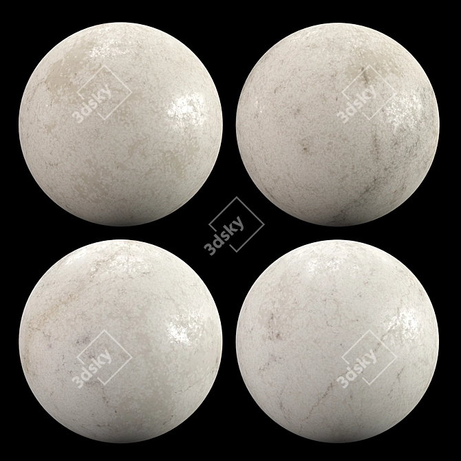 Botticino Italian Marble: Premium Texture 3D model image 2