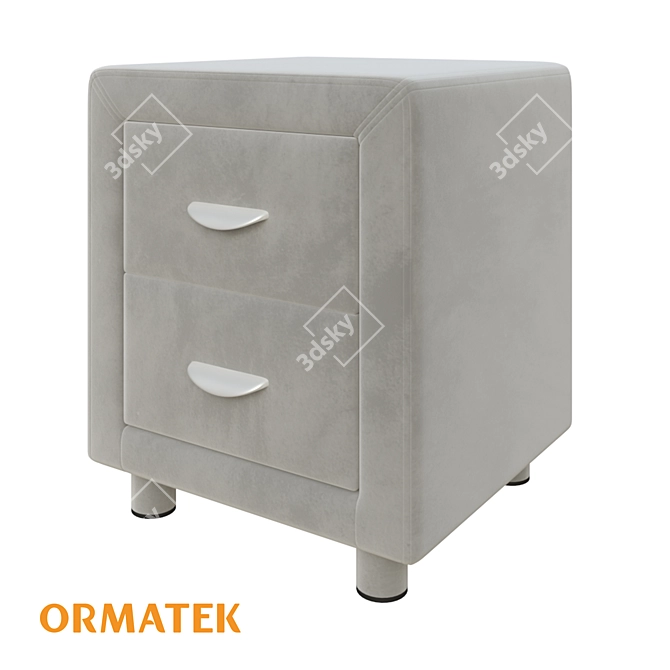 Verda Bedside Ottoman 3D model image 1