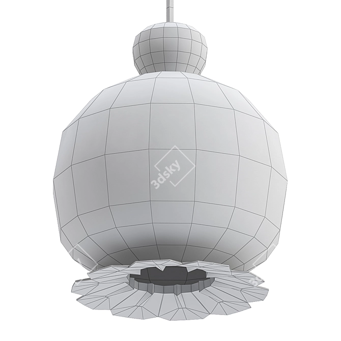 Sleek Stylish Lighting: OPYO Suspension Lamp 3D model image 2