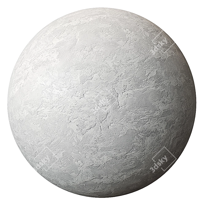 Elegant Plaster Texture #42 3D model image 2