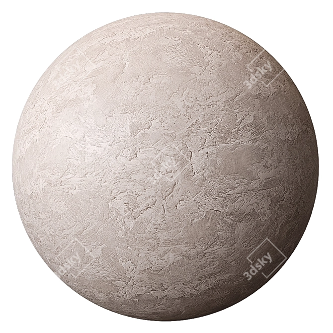 Elegant Plaster Texture #42 3D model image 3