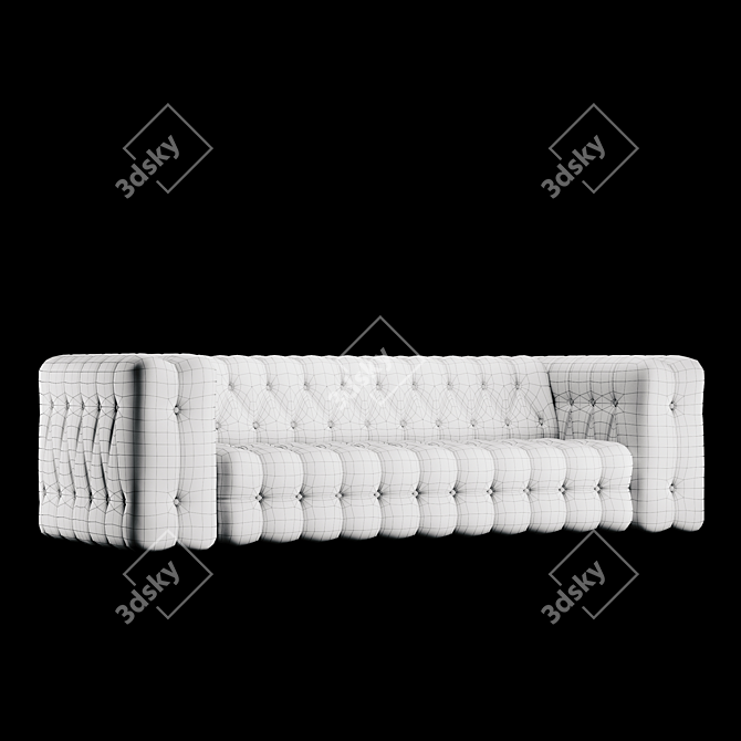 Elegant Modern D Sofa 3D model image 3