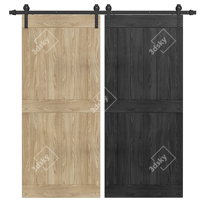 Elegant Door Decor for Interiors 3D model image 2