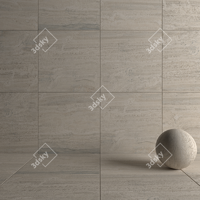 Flaviker Navona Bone Vein: Versatile 120x120 Wall Tile 3D model image 4