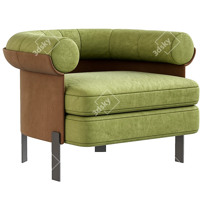 Matia Armchair: Luxurious Comfort and Style 3D model image 1