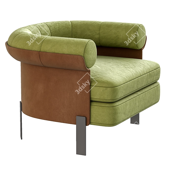 Matia Armchair: Luxurious Comfort and Style 3D model image 2