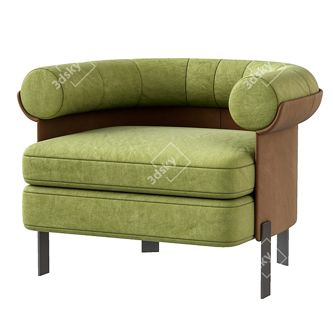 Matia Armchair: Luxurious Comfort and Style 3D model image 4