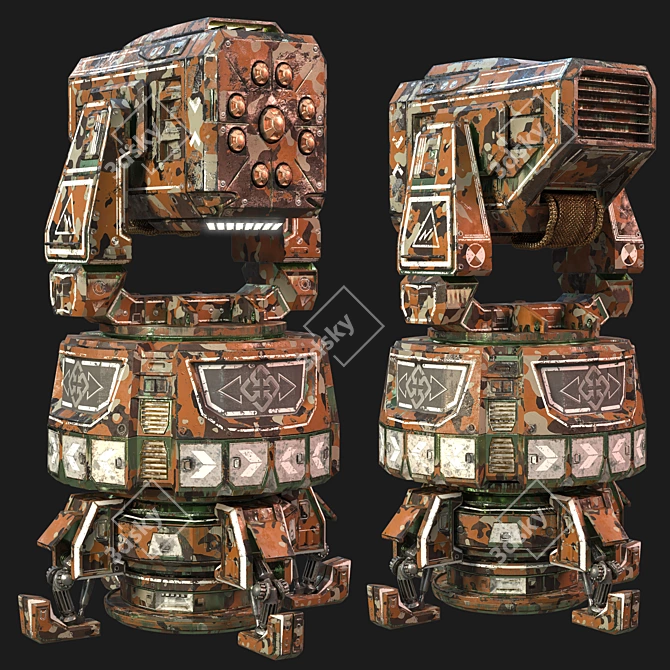 MechWarrior: Advanced Battle Mech 02 3D model image 1