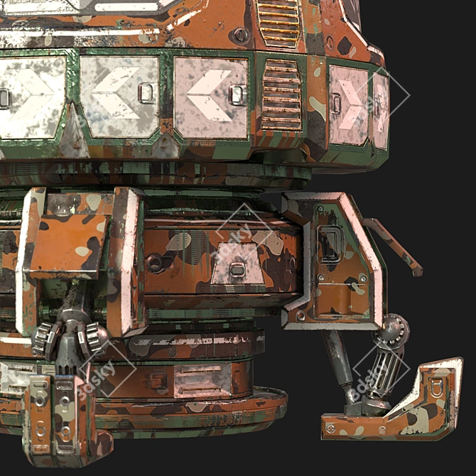 MechWarrior: Advanced Battle Mech 02 3D model image 3