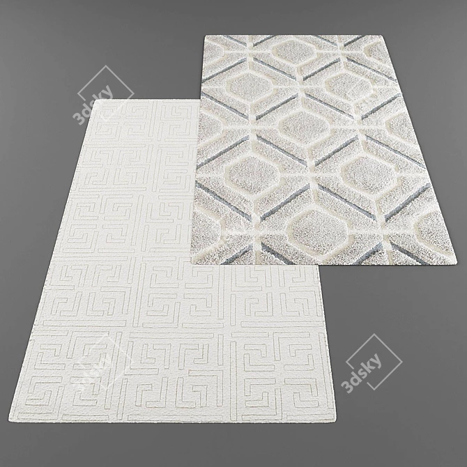 Modern Style Rug Collection 3D model image 3
