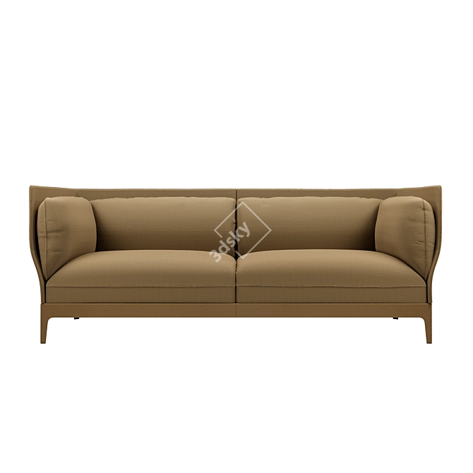 Secluded Calm: Monica Förster Sofa 3D model image 2