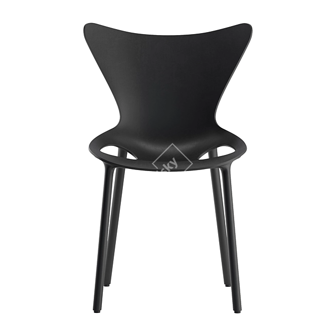 Elegant Vondom Love Chair 3D model image 2