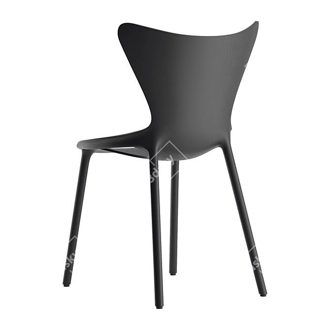 Elegant Vondom Love Chair 3D model image 4