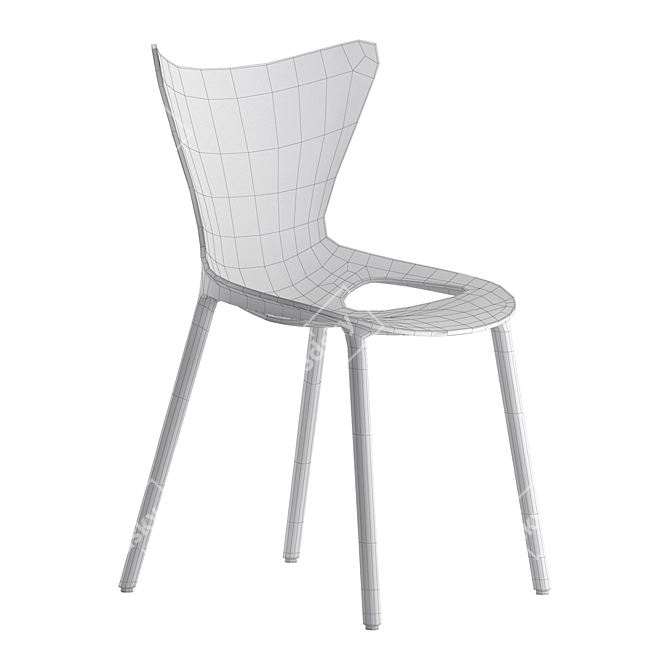 Elegant Vondom Love Chair 3D model image 5