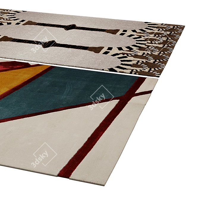 Poly Rug Vets: 3,888 3D model image 2