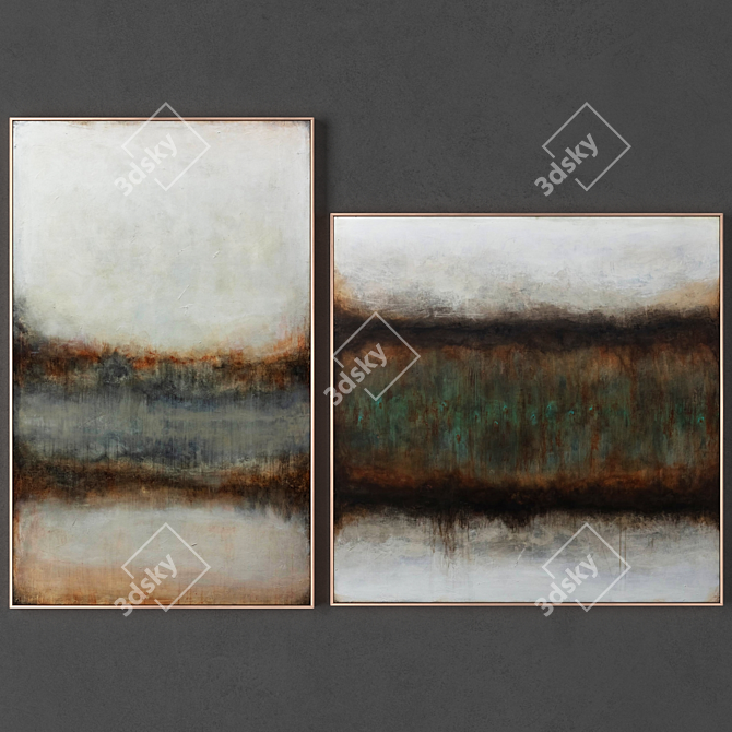 Abstract Frames Collection 3D model image 1