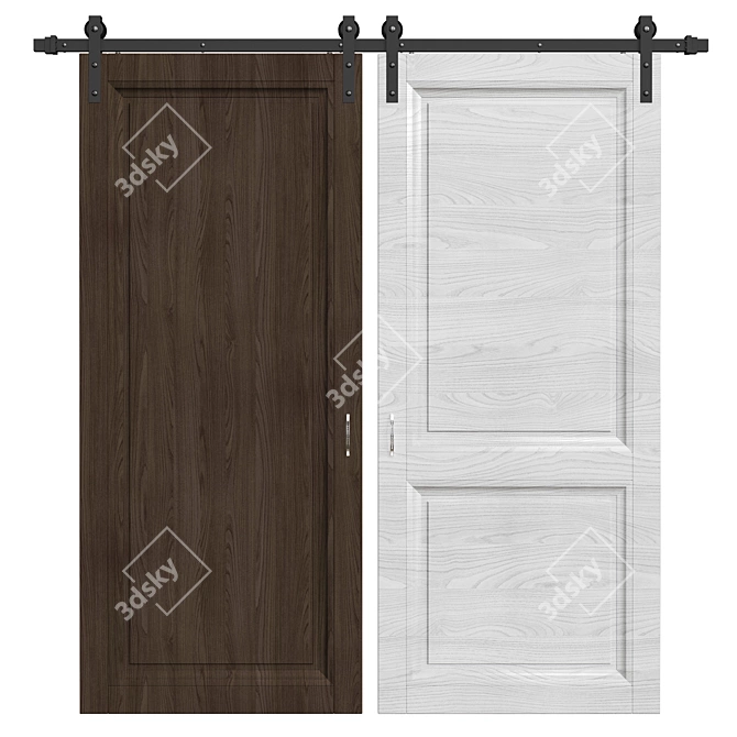 Sleek & Stylish Door Decor 3D model image 2