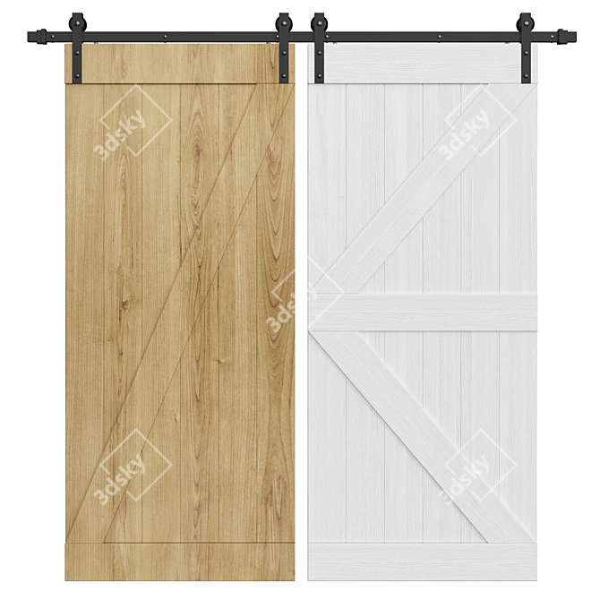 Elegant Door Decor: Interior Bliss 3D model image 1