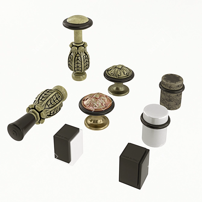 Premium Italian Door Stops- Fadex, Forme 3D model image 1