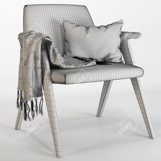 Cozy Dream Blanket 3D model image 5