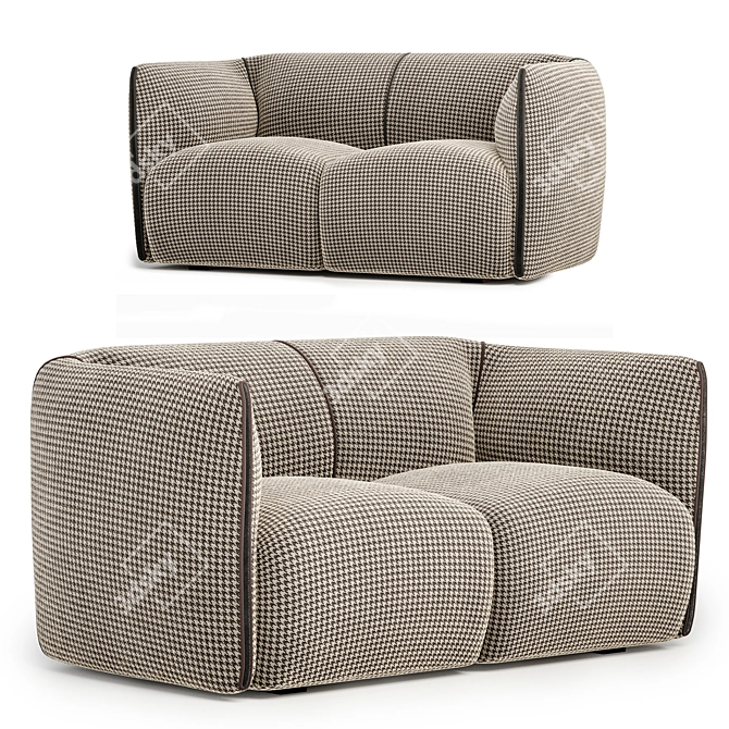 Modern Italian Design Mia Sofa 3D model image 2