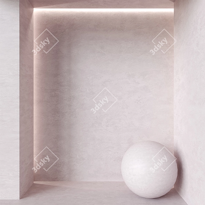 Goldshell Decorative Plaster 3D model image 3