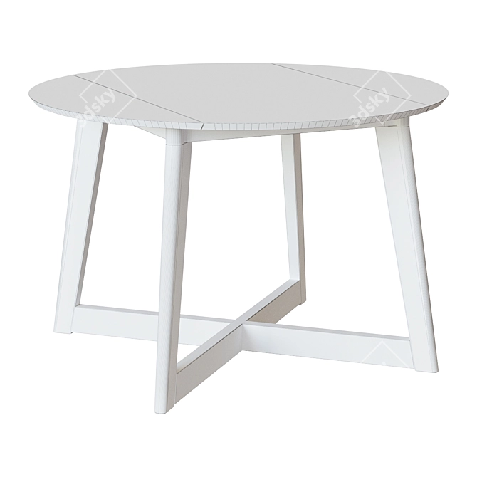 Elegant Round Maryse Table 3D model image 2