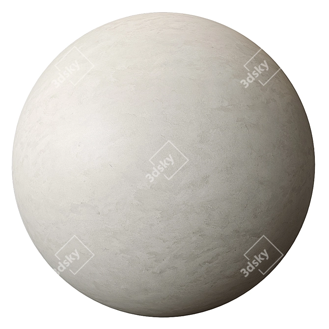 Velvet Matte Decorative Plaster 3D model image 3