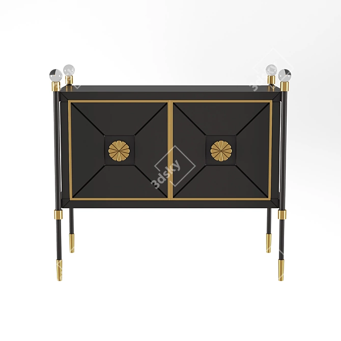 Jonathan Adler Buffet Rider 3D model image 2