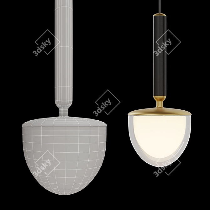 Vigy Syneil LED Pendant Light 3D model image 2