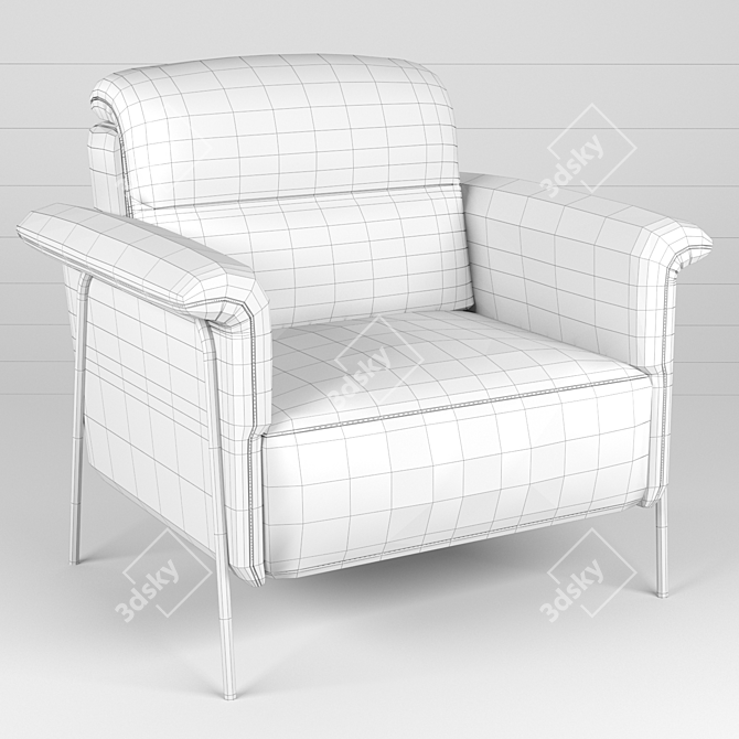 Elegant Amabile Chair 3D model image 1