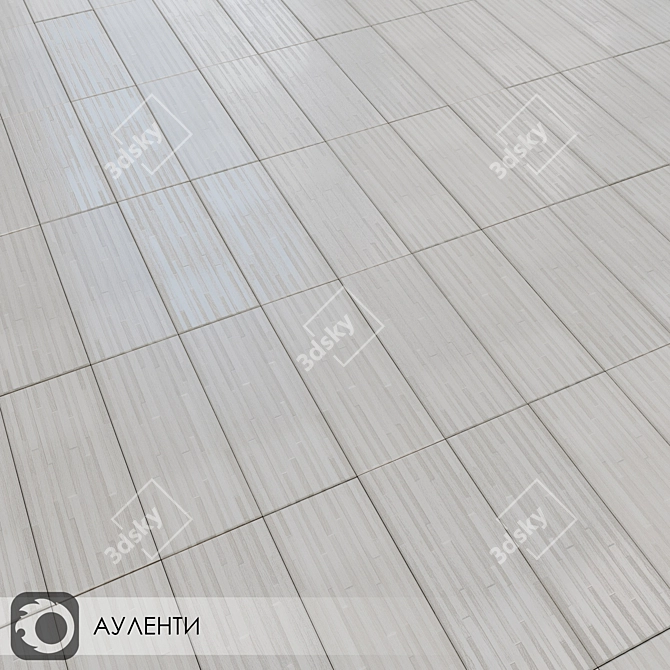 Aulenti Beige 20x50 Ceramic Tiles 3D model image 4