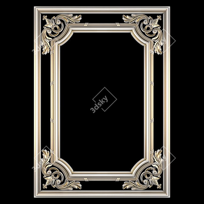 Elegant Decor Frame 2016 3D model image 3