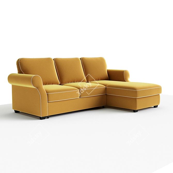 Amelie Corner Sofa: Stylish and Versatile 3D model image 1