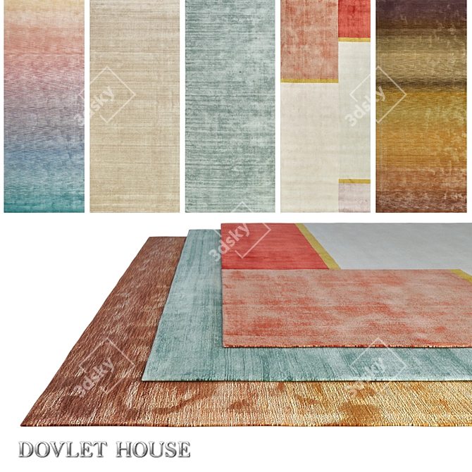 Dovlet House Silk & Wool Carpets 3D model image 1