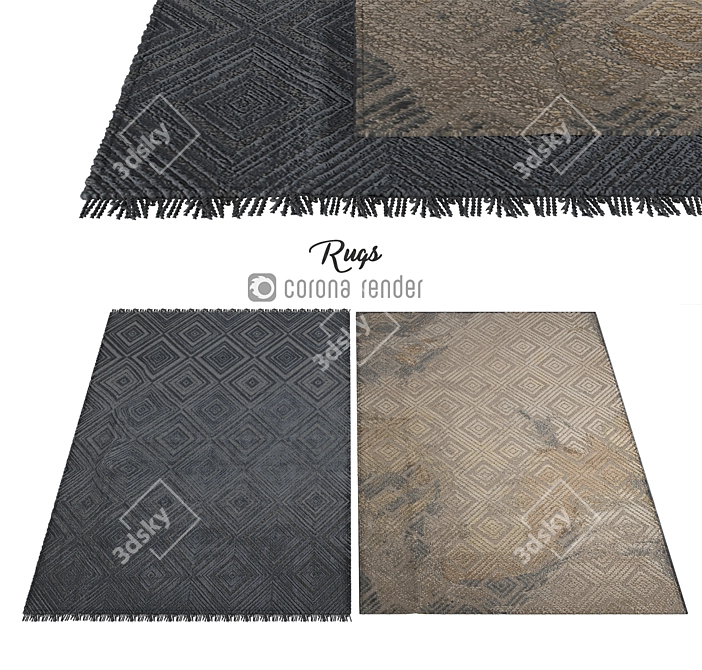 Versatile Carpets: 280 336 Polys 3D model image 1