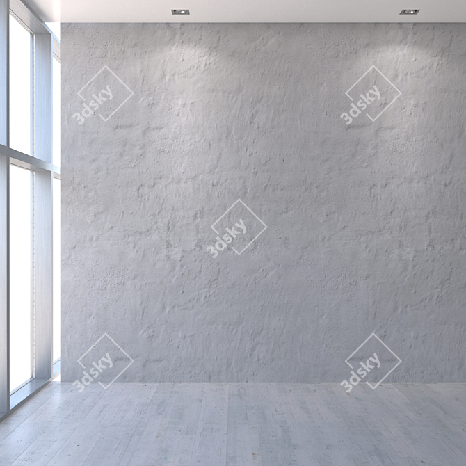 Title: Historic Plaster Texture 1058 3D model image 5